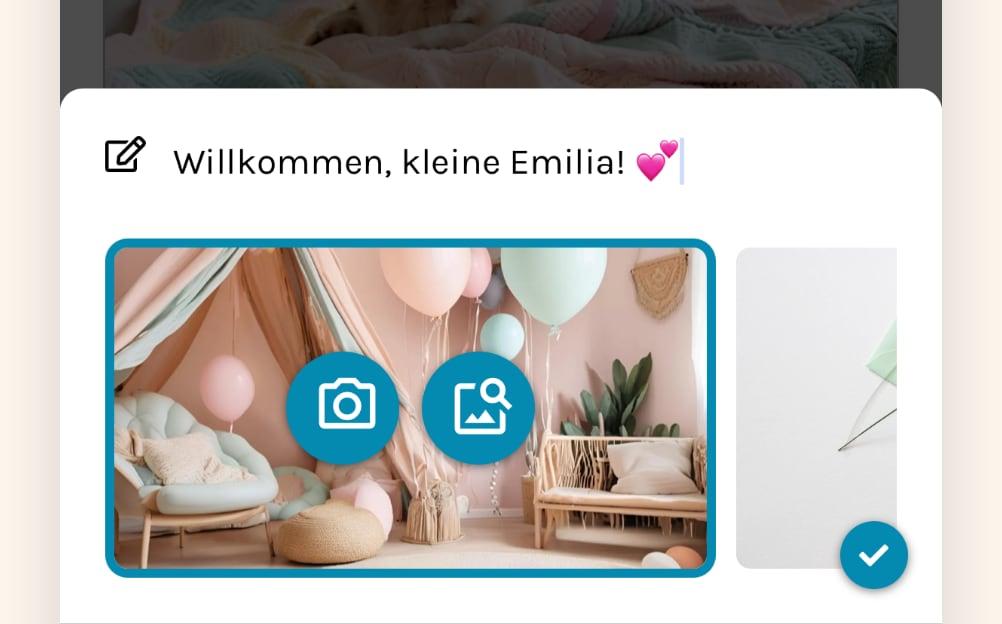 Neue Baby-Wunschliste erstellen und benennen