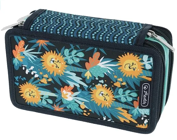 31tlg. Federtasche Happy Lions