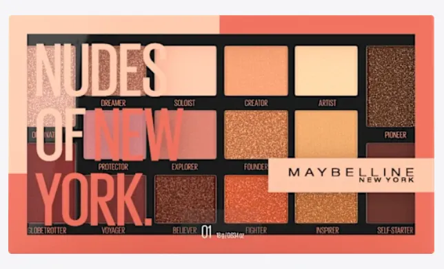 MAYBELLINE NEW YORK Lidschatten Palette Nudes Of New York