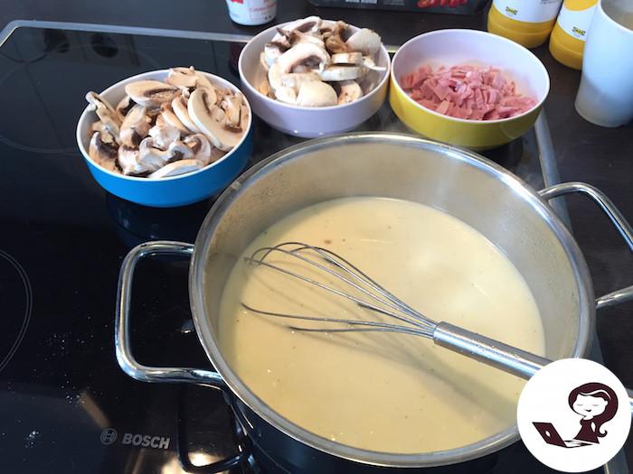 vorbereitungen-lasagne-pilze-mamaskind