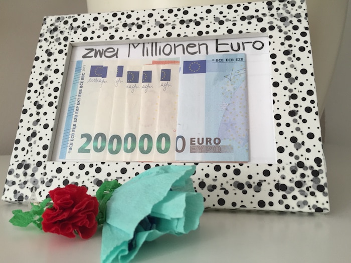 Zwei Millionen verschenken - Geldgeschenk selbstgemacht könnten nicht schaden. ;) | Mehr Infos zum Hauskauf in Berlin auf Mamaskind.de