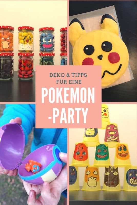 Deko & Tipps für eine coole Pokemon-Party.