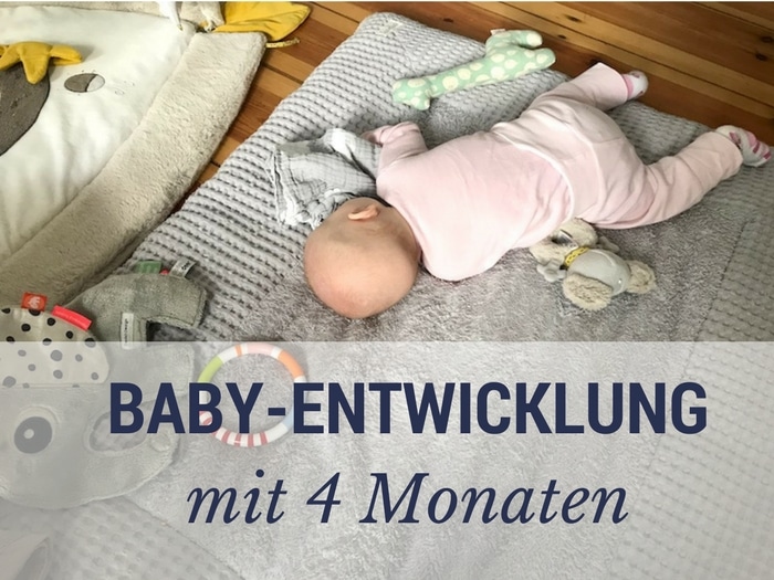 Baby-Entwicklung mit vier Monaten - Püppiline <3 | Entwicklungsbericht Baby 4 Monate alt | Mehr Infos auf Mamaskind.de