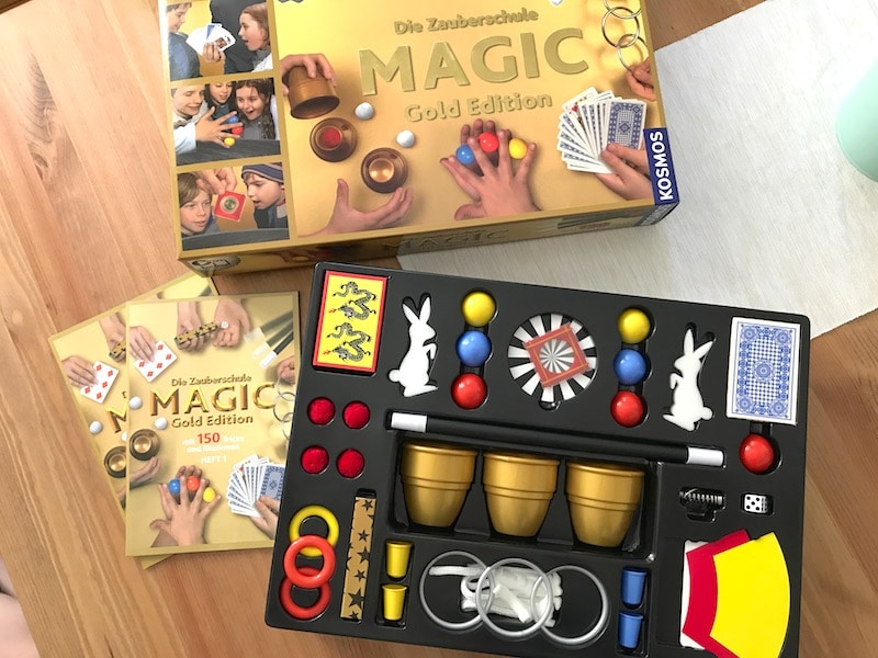 Die Zauberschule Magic Gold Edition im Test - Zaubern für Kinder | Mehr Infos auf Mamaskind.de