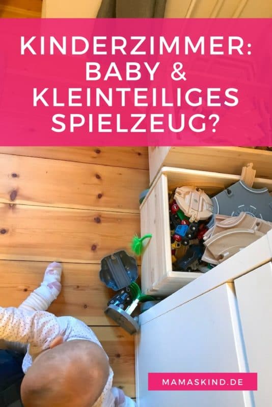 Kinderzimmer: Kleinteiliges Spielzeug und das Baby. Wie muss ein Kinderzimmer gestaltet sein, damit keine Kleinteile verschluckt werden? Mehr Infos auf Mamaskind.de