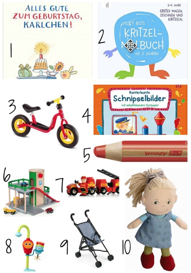 Geschenke zum zweiten Geburtstag für Geschwisterkinder | Mehr Infos und Ideen für den zweiten Geburtstag gibt es auf Mamaskind.de