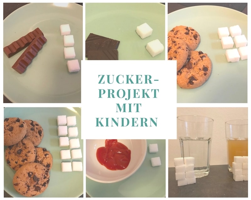 Mein Zucker-Projekt mit Kindern - Zuckert sichtbar machen. | Mehr Infos zum Zucker-Projekt gibt es auf Mamaskind.de