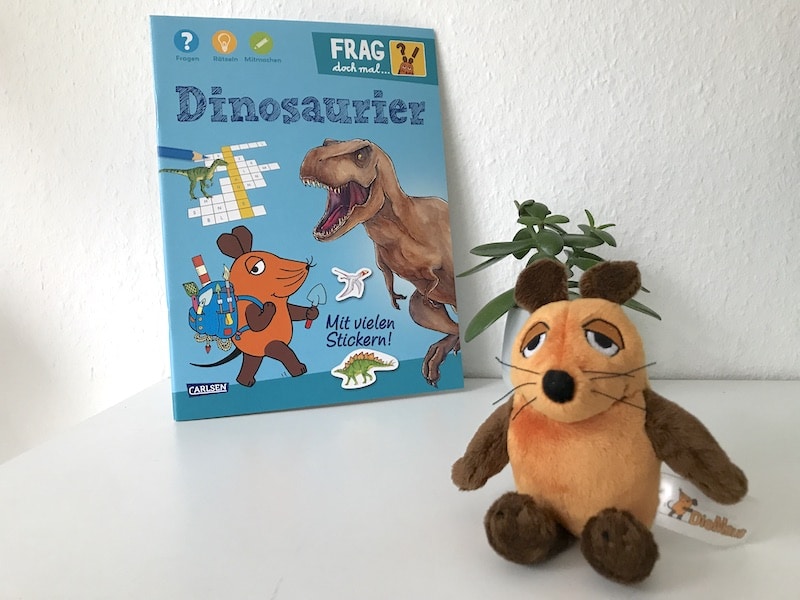 Rezension: Frag doch mal... die Maus! Dinosaurier - Carlsen Verlag | Mehr Infos zum Kindersachbuch auf Mamaskind.de