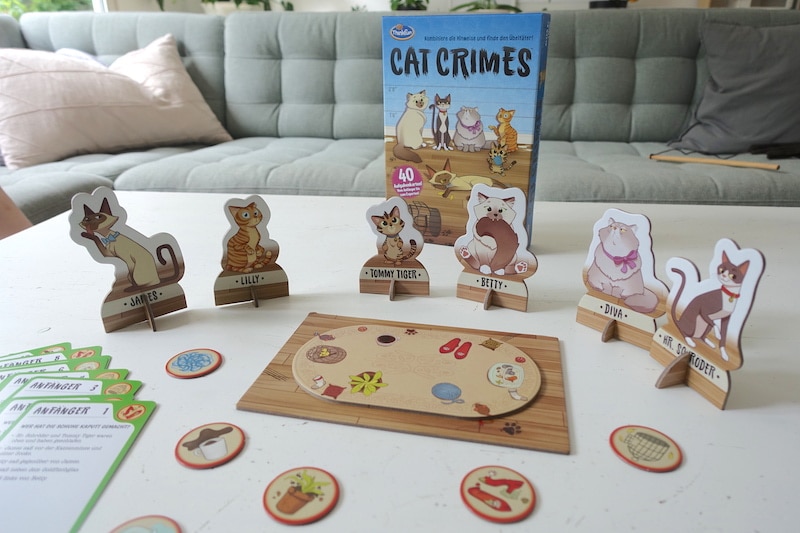 Cat Crimes: Absolute Empfehlung für Kinder und Erwachsene! | mehr Infos zum Brettspiel auf Mamaskind.de