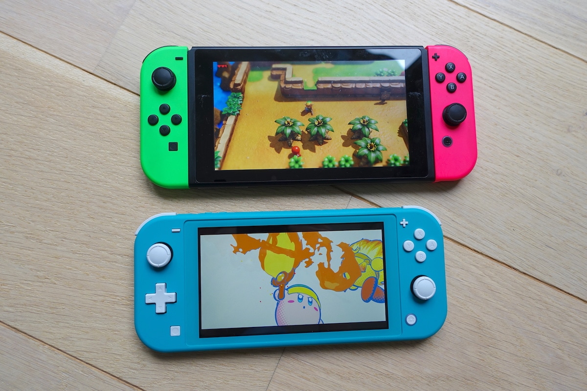 Vergleich von Nintendo Switch Lite und Nintendo Switch im Test für Kinder - Mehr Infos zur Nintendo Switch Lite auf Mamaskind.de