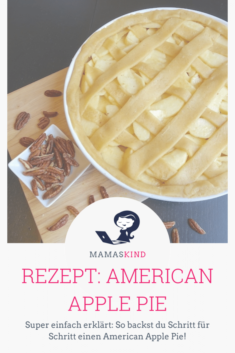 Rezept zum Ausdrucken: American Apple Pie - Mehr Infos auf Mamaskind.de