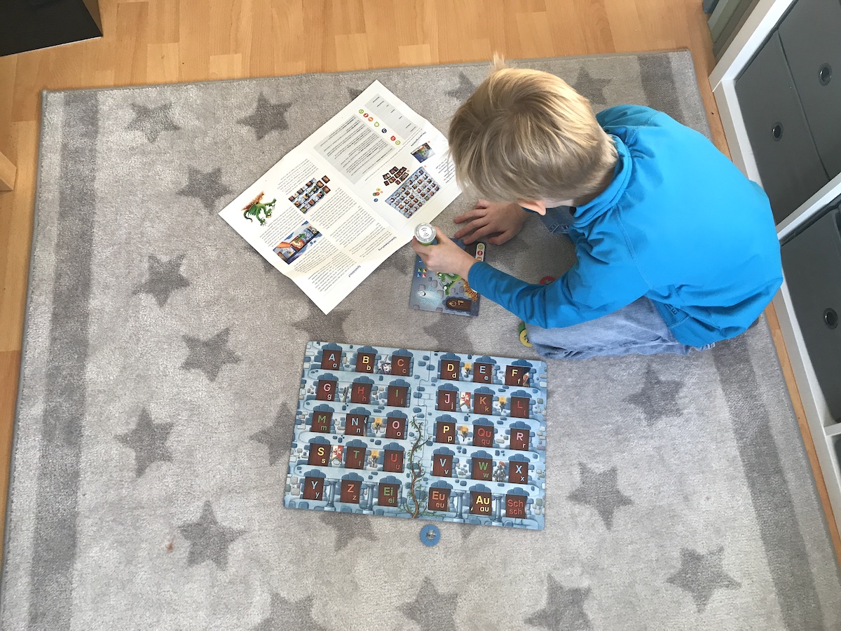 Tiptoi - Schatzsuche in der Buchstaben-Burg mit dem 5-Jährigen spielen. - Lesen üben mit 5 Jahren. Mehr auf https://bitte.kaufen/magazin