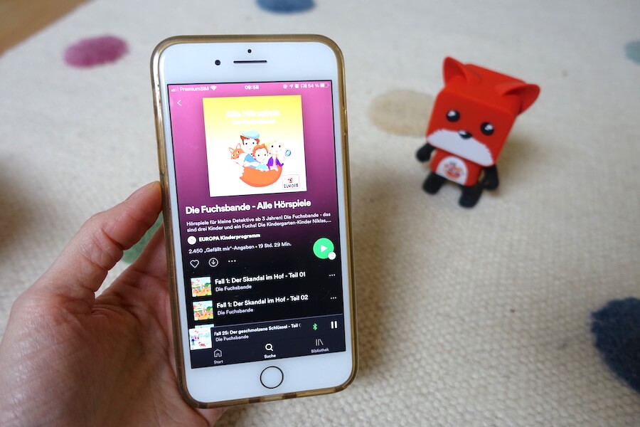 Alle Folgen von Die Fuchsbande gibt es auf Spotify und Apple Music - Mamaskind.de