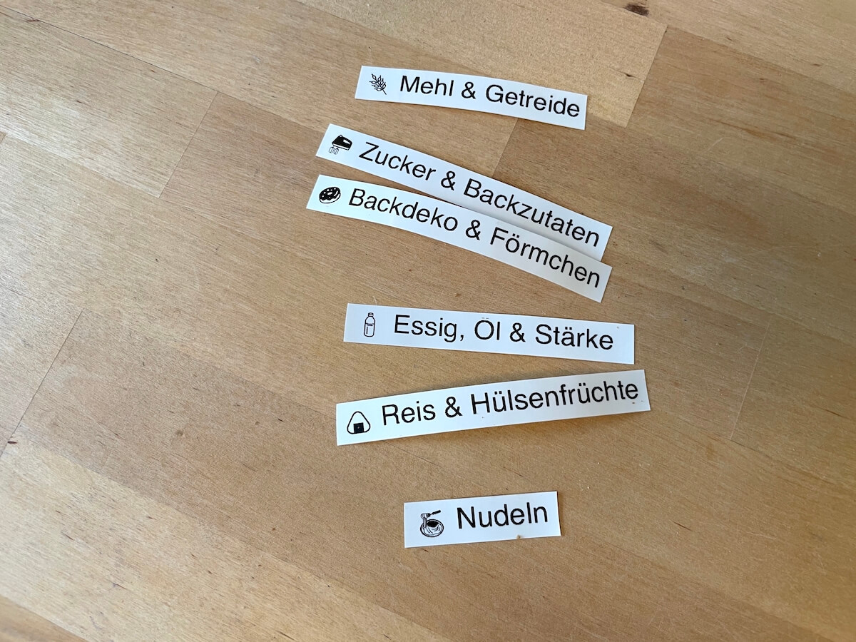 Hübsche Etiketten mit Symbolen zum Selbstdrucken - Mamaskind.de