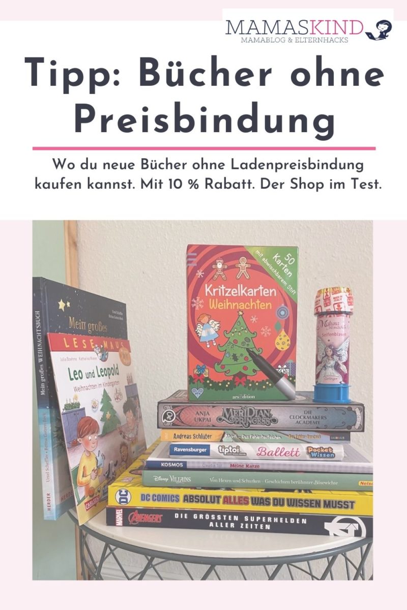 Tipps: Bücher ohne Buchpreisbindung und dennoch neu - mamaskind.de