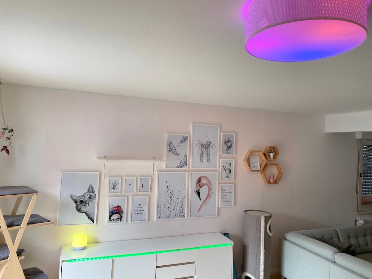 Für die kleine Disco zu Hause: Disco-Modus der LED-Lampen