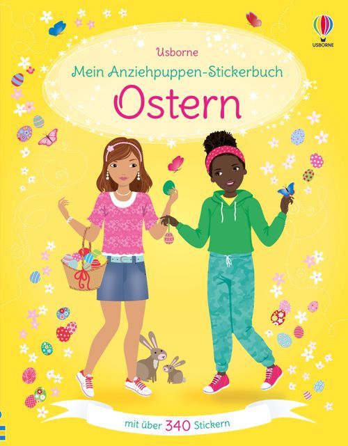 Cover: Usborne-Verlag - Das Anziehpuppen-Stickerbuch zu Ostern