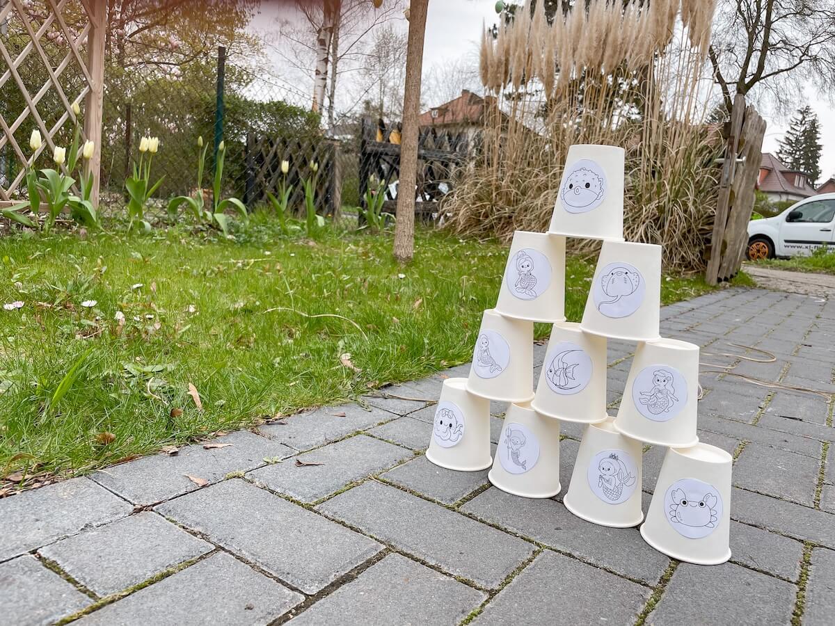 Becher-Werfen Partyspiel - bitte.kaufen