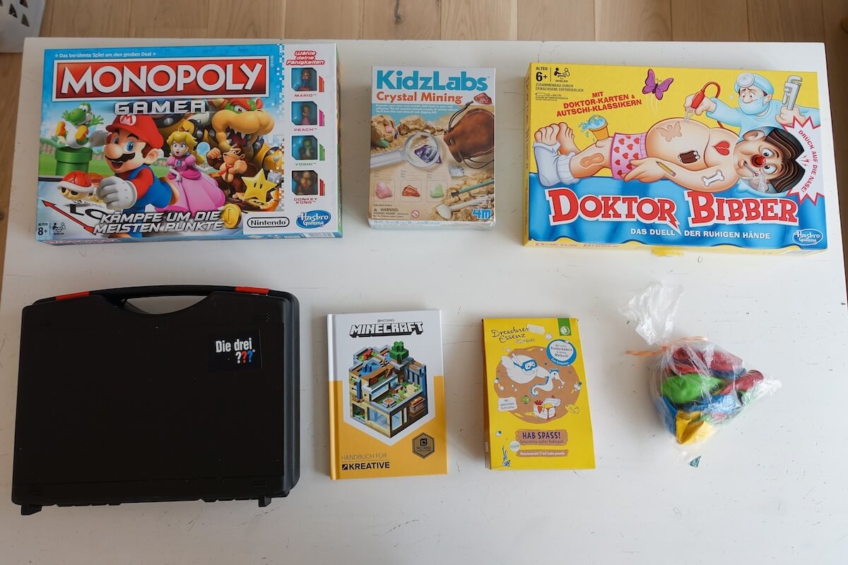 Geschenke für 9-Jährige zum Geburtstag und Weihnachten mit Doktor Bibber und Monopoly Gamer - bitte.kaufen