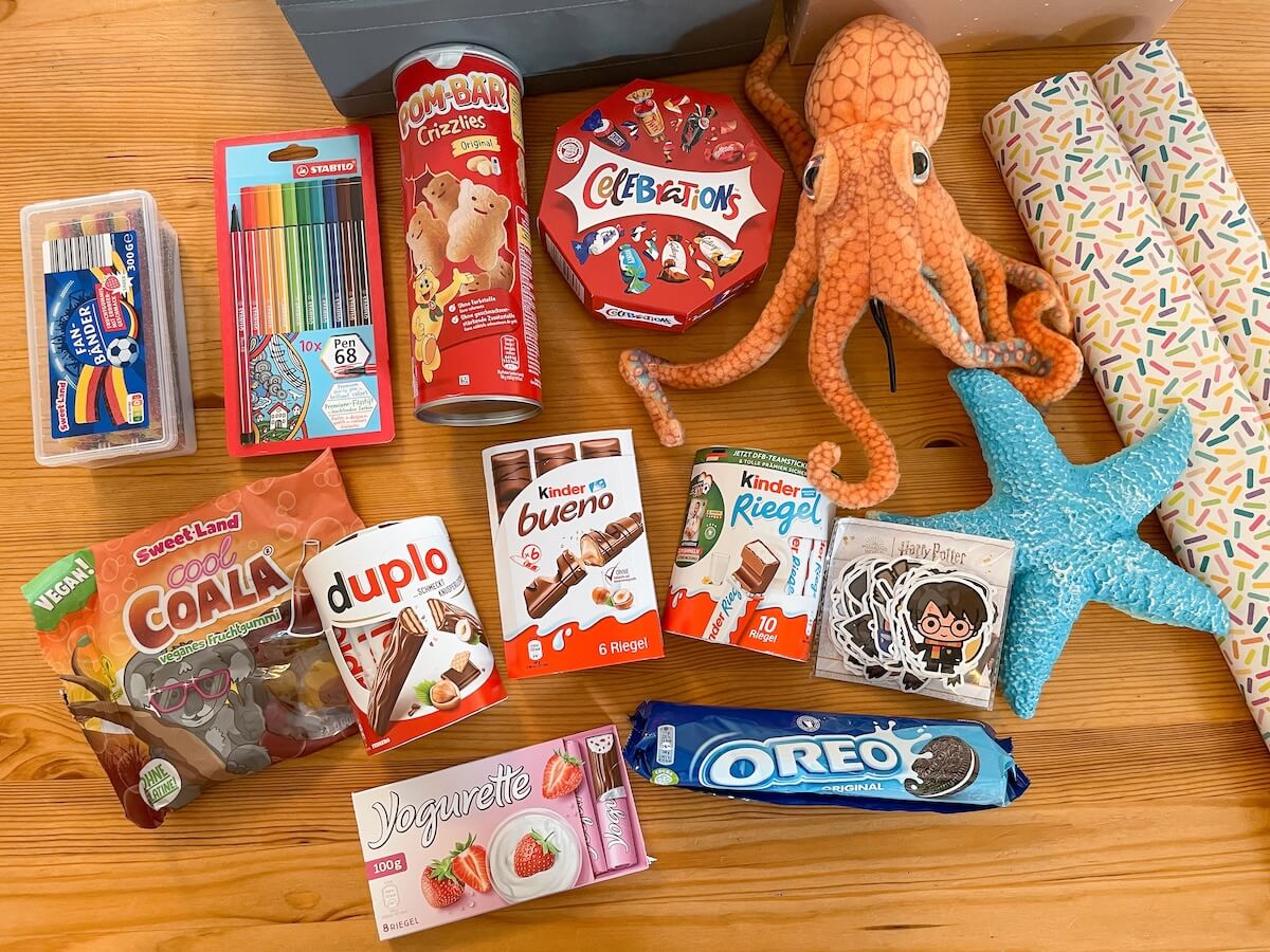 Was unser zehnjähriger Sohn zum Geburtstag bekam (Teil 1): Süßigkeiten - bitte.kaufen