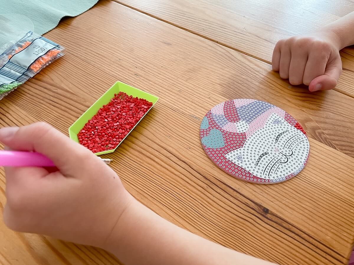 Mitgebsel und Kinderbeschäftigung auf der Party: Diamond Painting - bitte.kaufen