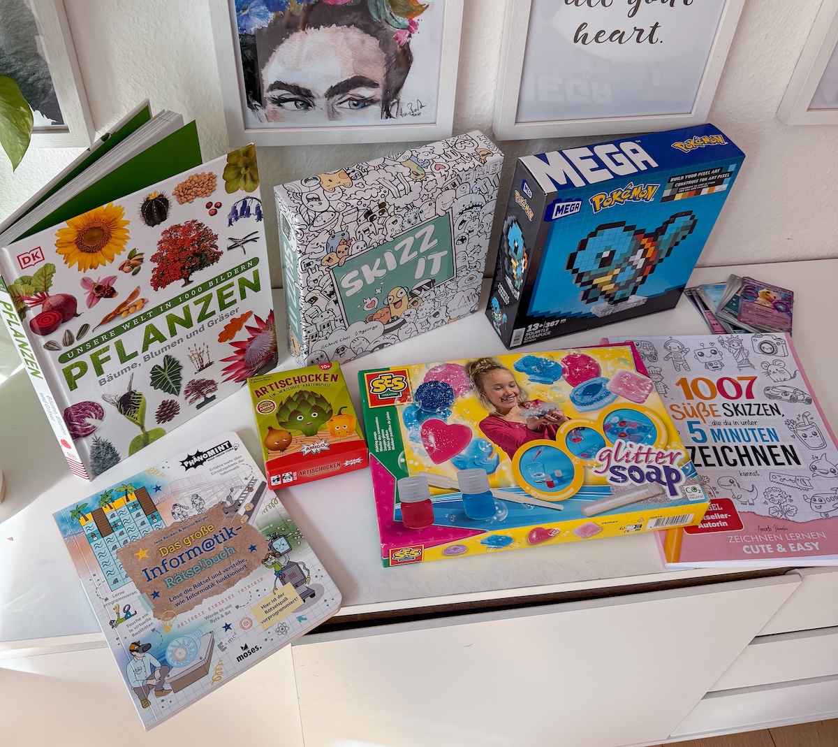 Geschenkideen achter Geburtstag für kreative Kinder