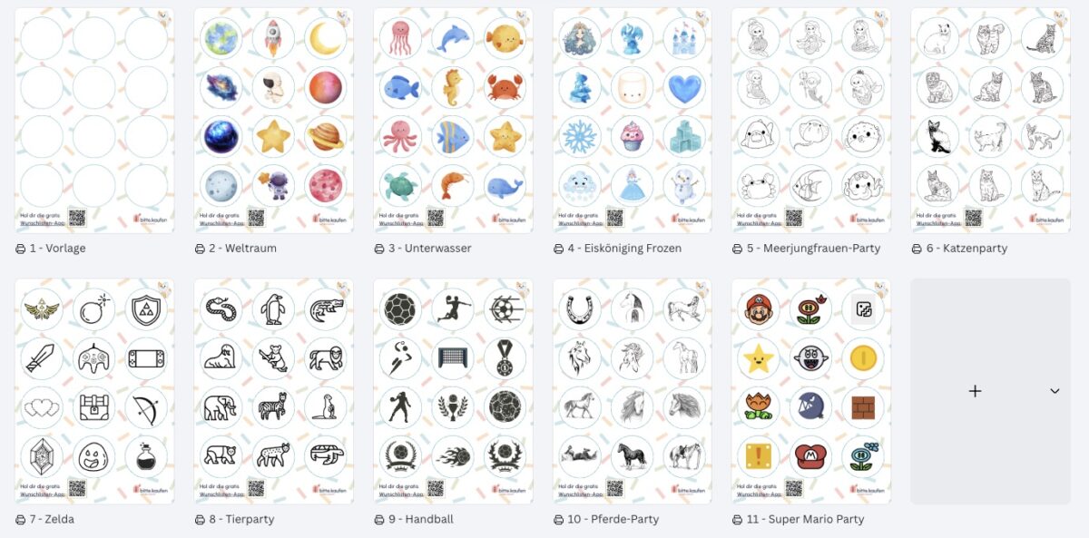 Muffin-Picker-Vorlagen bitte.kaufen