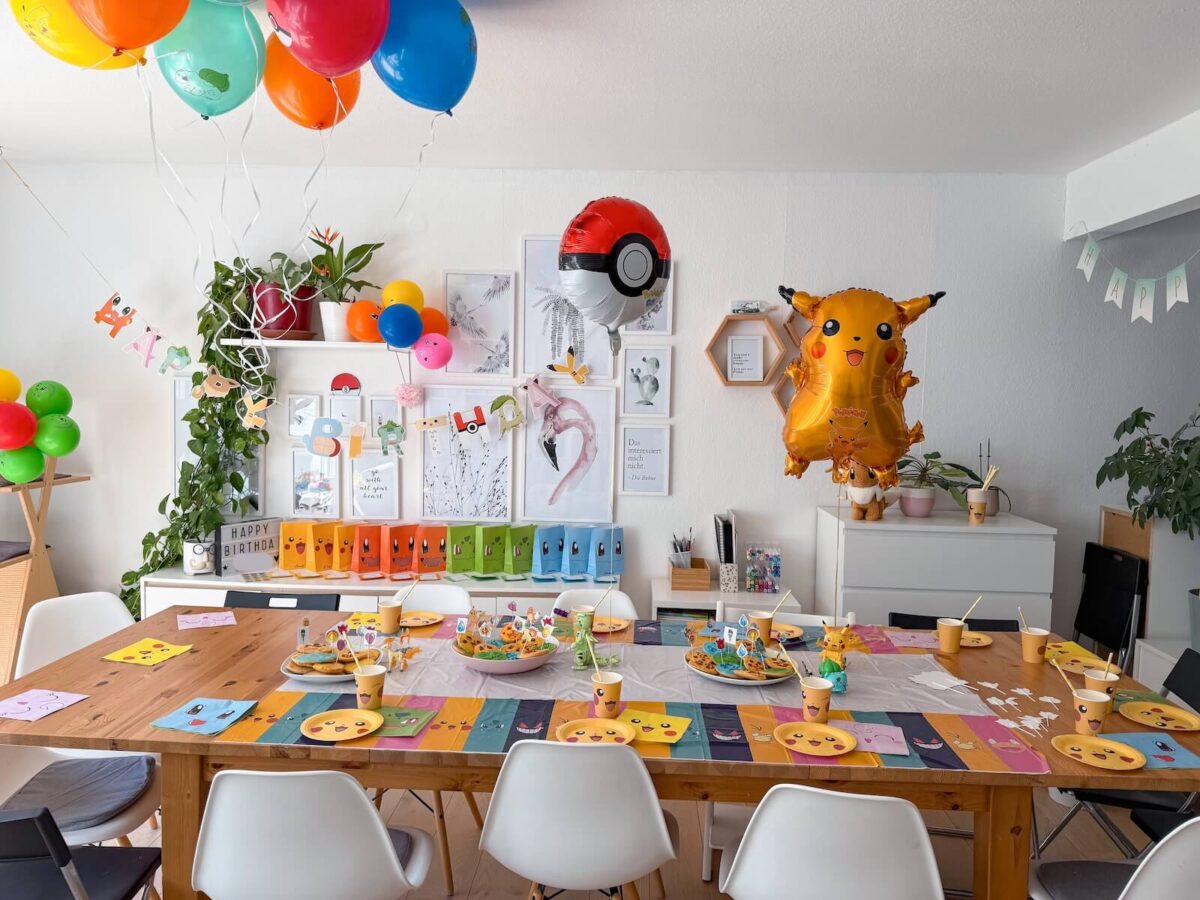 Deko für unsere Pokémon-Party
